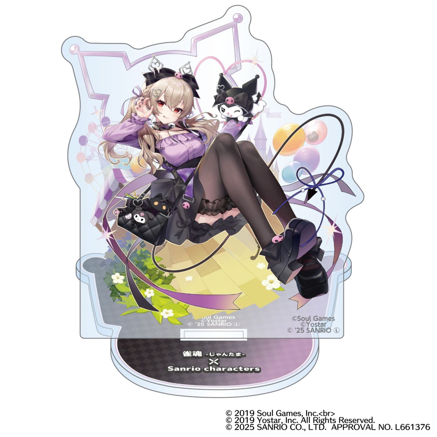 雀魂-じゃんたま-×サンリオキャラクターズ アクリルスタンド