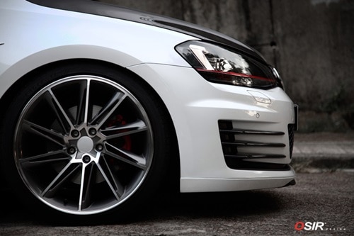 OSIR FCS GT7 FG եȥݥ顼 FRP 2pcs for Golf7 GTI