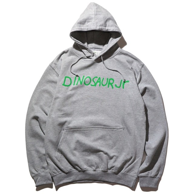 Dinosaur Jr. プルオーバーパーカー Green Mind-Gray