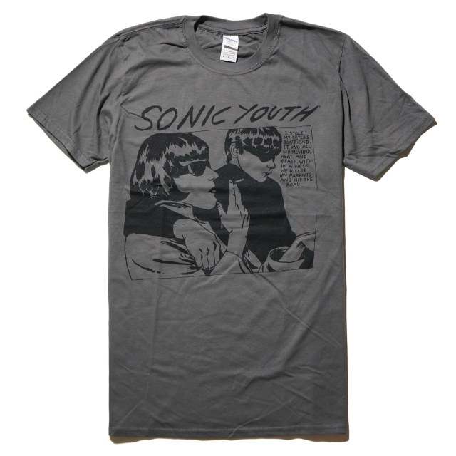 SONIC YOUTH Tシャツ Goo - Charcoal