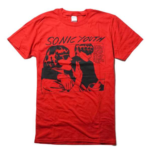 SONIC YOUTH Tシャツ Goo - Red | OSOMALO バンドTシャツの通販