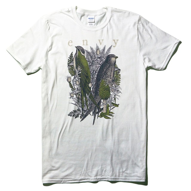 【お取り寄せ】 envy Tシャツ Birds-White|Tシャツ
