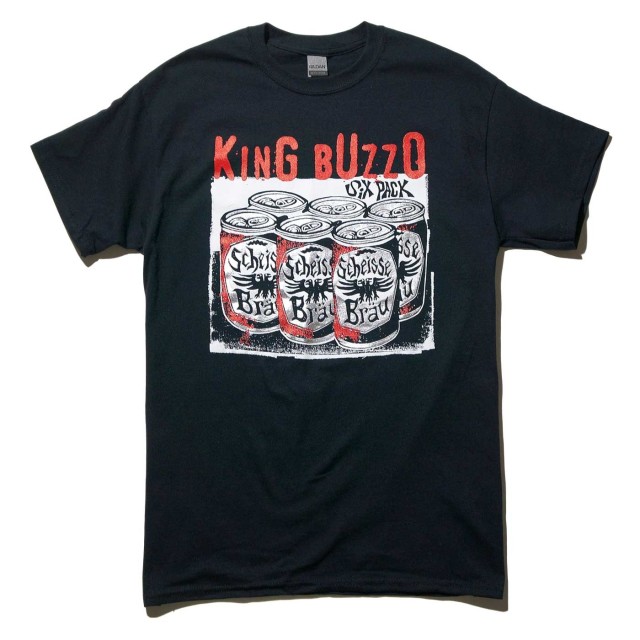 KING BUZZO Tシャツ Sheisse Brau-Black|Tシャツ