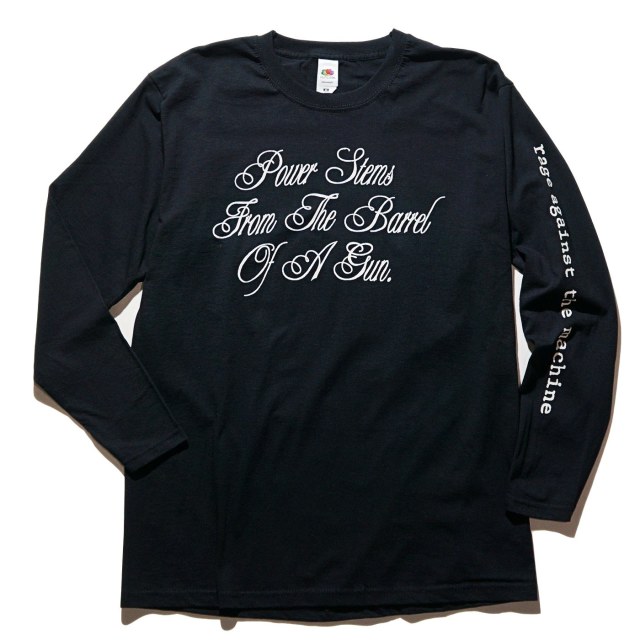 RAGE AGAINST THE MACHINE ロングスリーブTシャツ Power Stems-Black