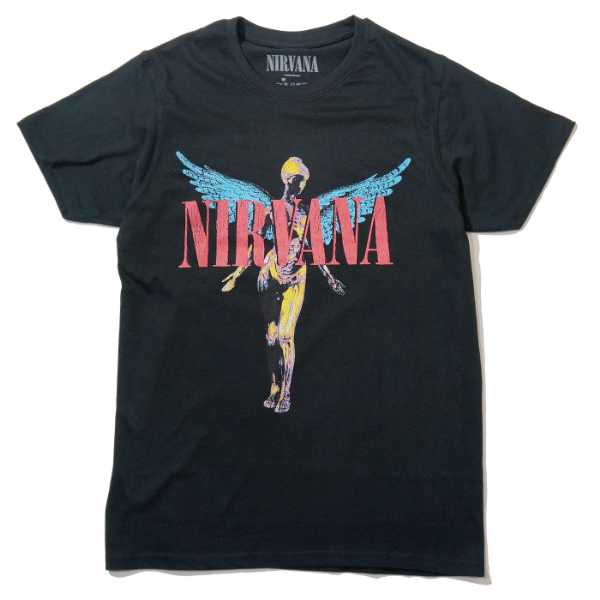 NIRVANA Tシャツ Angelic-Black