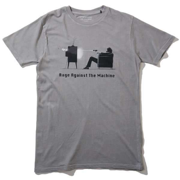 RAGE AGAINST THE MACHINE Tシャツ Wont Do(Dip Dye)-Gray