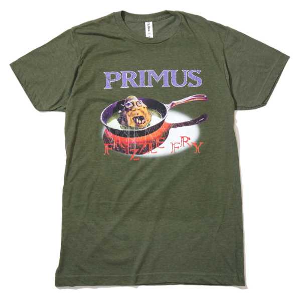 PRIMUS Tシャツ Frizzle Fry-Heather Green | OSOMALO バンドT ...