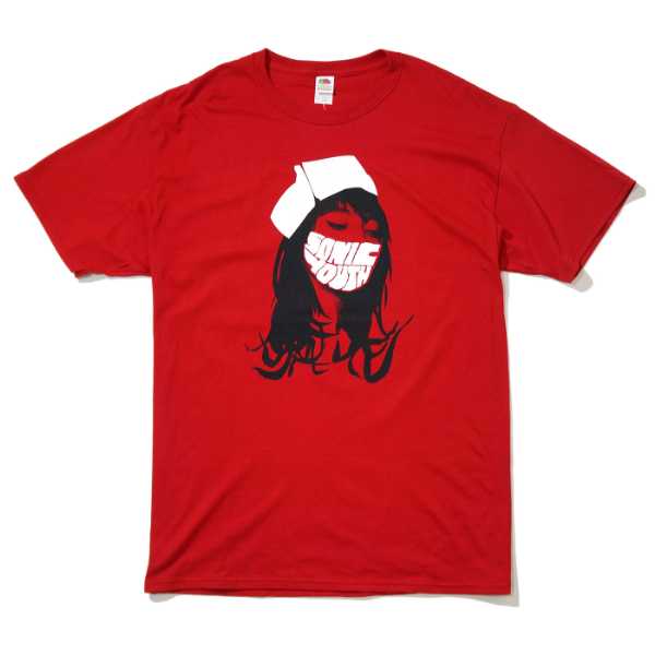 Sonic Youth バンT レッド　古着 SONIC YOUTH Tシャツ Goo - Red | OSOMALO バンドTシャツの通販