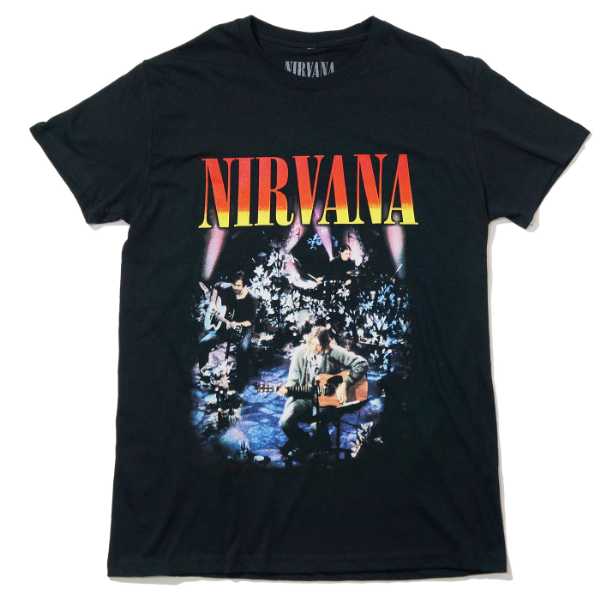NIRVANA Tシャツ Unplugged-Black
