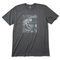 PIXIES T Monkey Grid-Charcoal