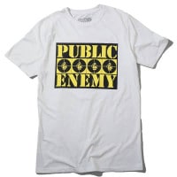 PUBLIC ENEMY T Four Logos-White