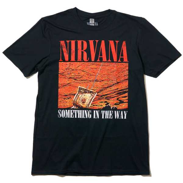 NIRVANA Tシャツ Something In The Way-Black | OSOMALO バンドTシャツ