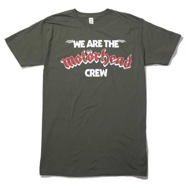 MOTORHEAD Tシャツ Crew-Military Green