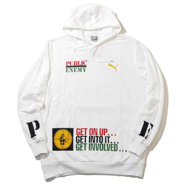 PUBLIC ENEMY パーカー PUMA Fight The Power-White | OSOMALO バンドT