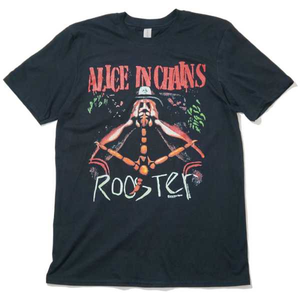 Alice in Chainsアリス・イン・チェインWonderland 公式T ALICE IN CHAINS ロングスリーブTシャツ Wonderland-Black | OSOMALO