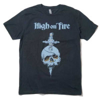 HIGH ON FIRE T Skull Knife Tour Edition-Black