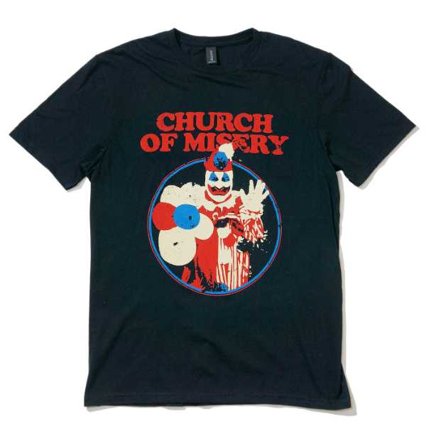 CHURCH OF MISERY Tシャツ Gacy-Black
