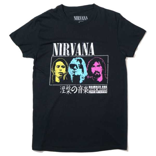 NIRVANA Tシャツ Japan-Black