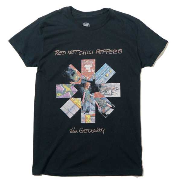 RED HOT CHILI PEPPERS Tシャツ Get Away Alubum Asterisk-Black