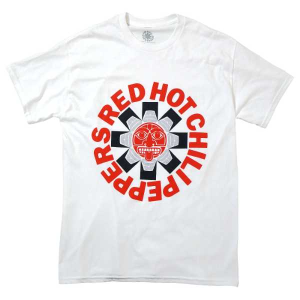 RED HOT CHILI PEPPERS Tシャツ Aztec-White