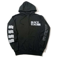 BLACK FLAG ジップアップ・パーカー Logo-Black|パーカー・スウェット