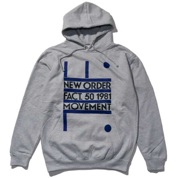 NEW ORDER パーカー Movement-Grey