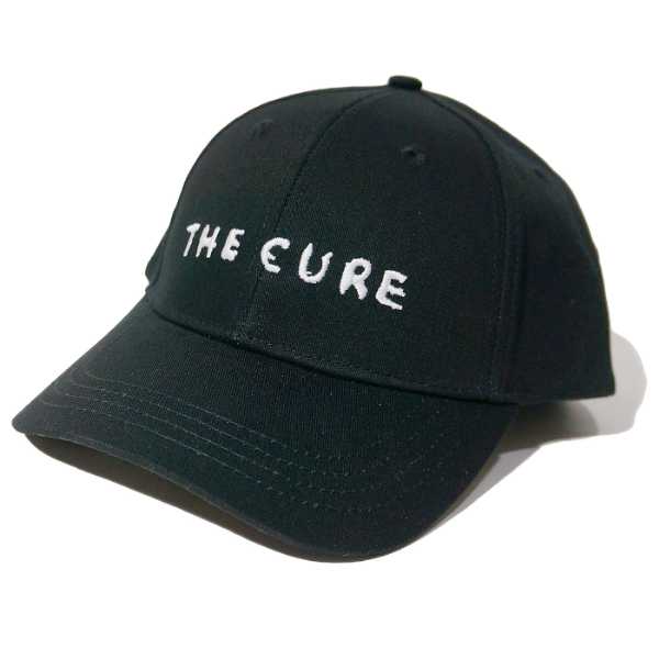 THE CURE ザ・キュアー キャップ Text Logo-Black