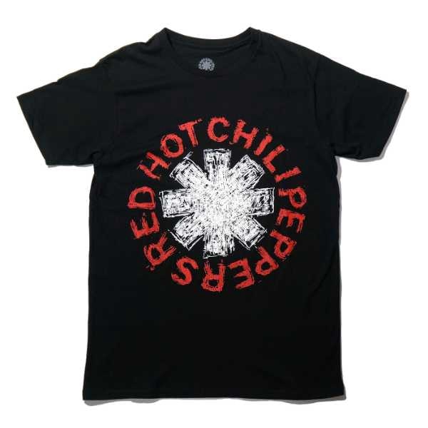 RED HOT CHILI PEPPERS Tシャツ Scribble Asterisk-Black