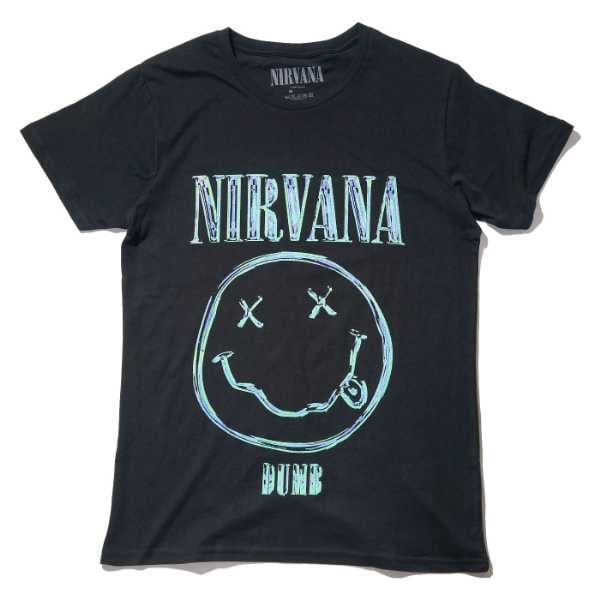 NIRVANA Tシャツ Dumb-Black