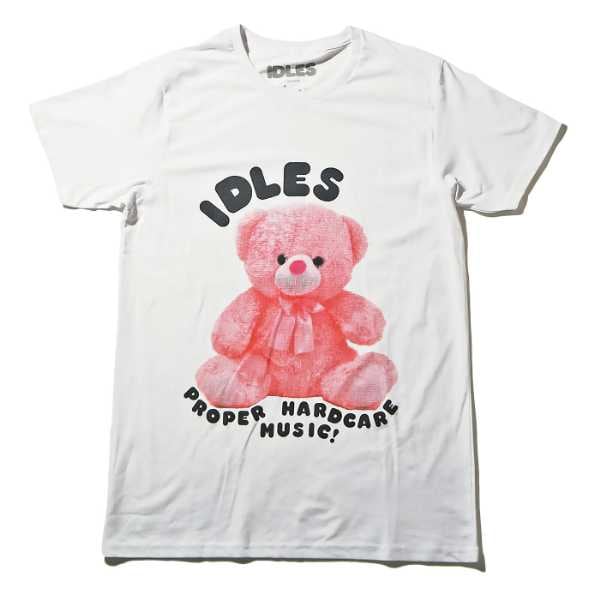 IDLES Tシャツ Proper Hardcore-White
