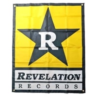 【SALE】Revelation Records ロゴ バナー Logo Banner|R|バンド・ブランド ▼