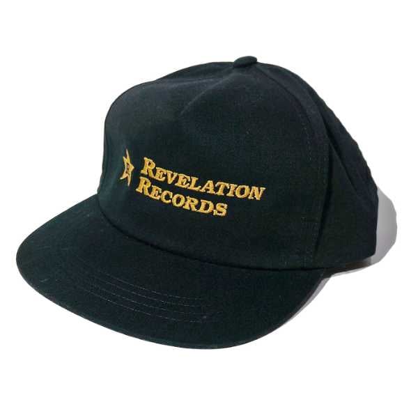 Revelation Records ロゴ スナップバックキャップ-Black