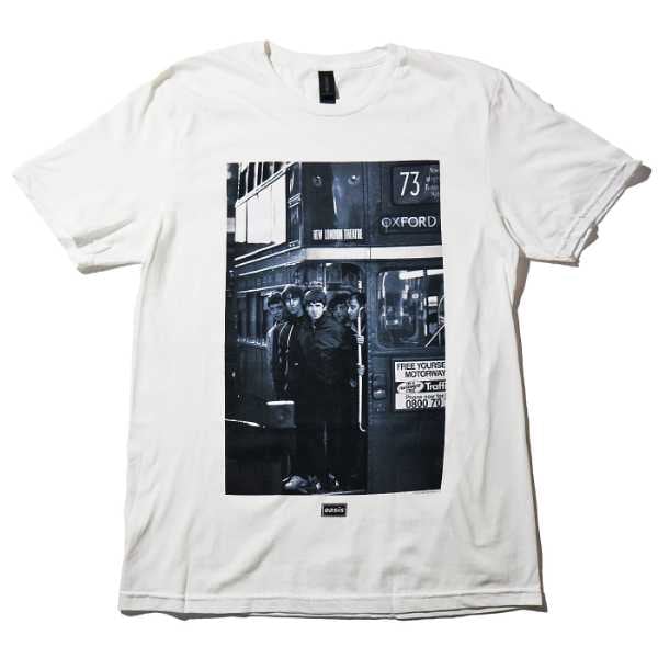 【SALE】OASIS Tシャツ London Bus Photo-White