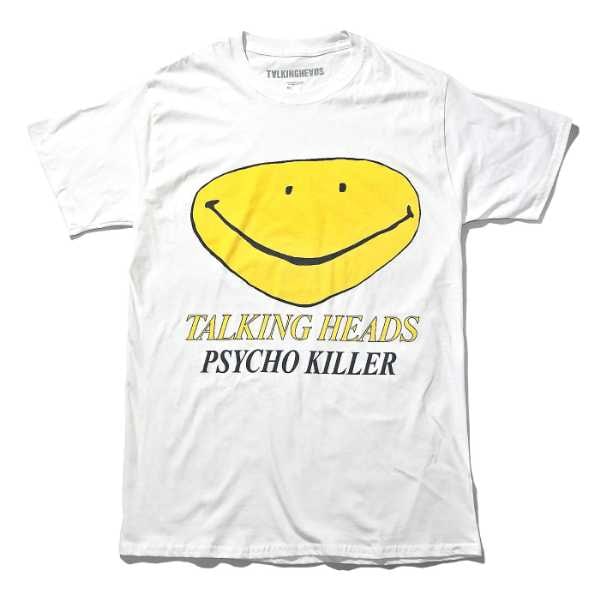 TALKING HEADS Tシャツ PSYCHO KILLER-White