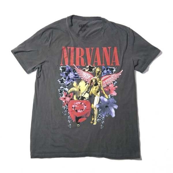 NIRVANA Tシャツ In Utero Vintage Collage-Grey