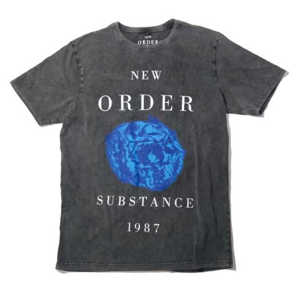 New Order Tシャツ Substance 1987 ストーンウォッシュ-Grey
