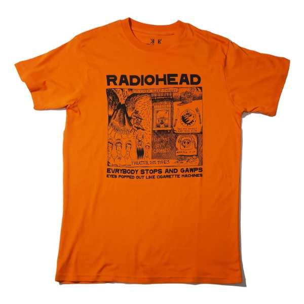 RADIOHEAD レディオヘッド Tシャツ Tシャツ Gawps-Orange