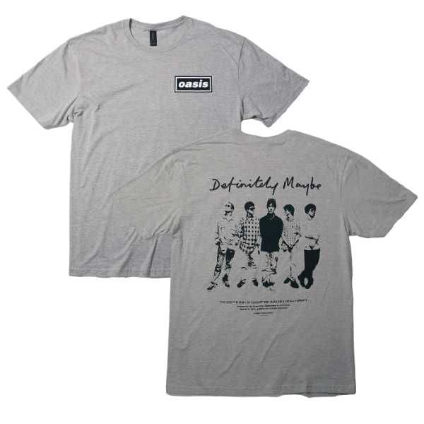 OASIS Tシャツ Definitely Maybe Promo-Grey