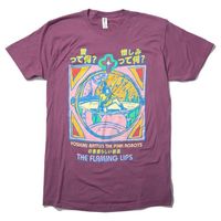 FLAMING LIPS Tシャツ Yoshimi Surf-Cassis Pink|F|バンド・ブランド ▼