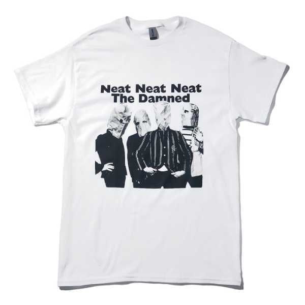 THE DAMNED Tシャツ Neat Neat Neat-White