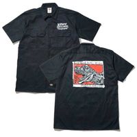 AMPHETAMINE REPTILE Records 限定 ワークシャツ Speed Kills-Black|A|バンド・ブランド ▼