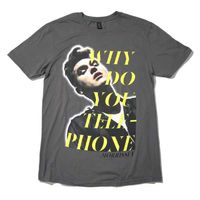 MORRISSEY Tシャツ Why Do You Telephone-Grey|M|バンド・ブランド ▼