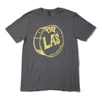 The Las T Yellow Drum Head Logo-Grey