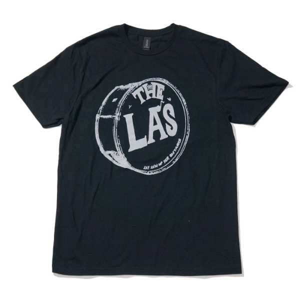 The La’s Tシャツ Grey Drum Head Logo-Black