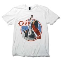 OZZY OSBOURNE Tシャツ Blizzard of Ozz 80-White|O|バンド・ブランド ▼