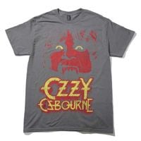 OZZY OSBOURNE Tシャツ Yellow Eyes Jumbo-Grey