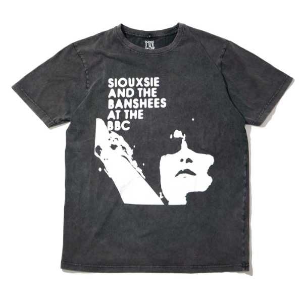 Siouxsie ＆ The Banshees Tシャツ ストーンウォッシュ At The Bbc-Grey