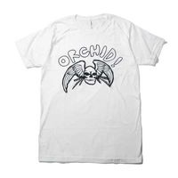 ORCHID T����� Winged Skull-White