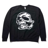 ORCHID スウェットシャツ Skull Crewneck Sweatshirt-Black