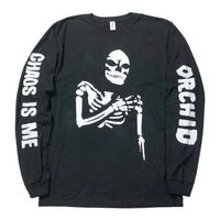 ORCHID ロングスリーブシャツ Chaos Is Me-Black